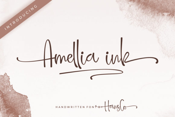 Amellia Ink Font: Elevating Editorial Design