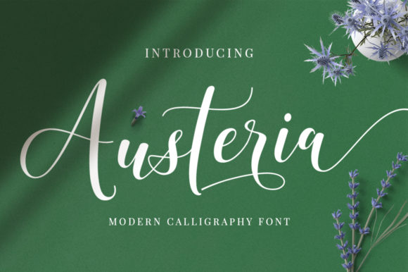 Austeria Font: Elevate Digital Campaigns with Flowing Script