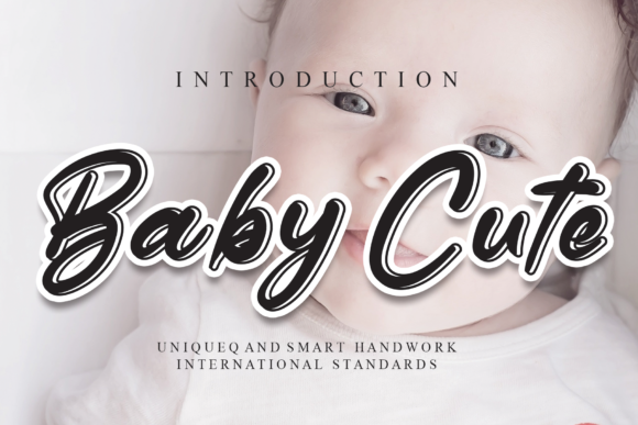 Baby Cute Font: Handwritten Charm for Small Business Branding