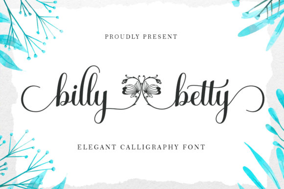 Billy Betty Font: Elevating Web Design with Romantic Script