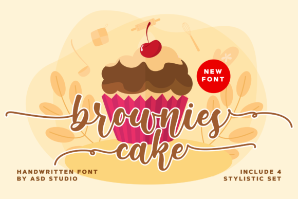 Brownies Cake Font: Elevating Small Business Branding