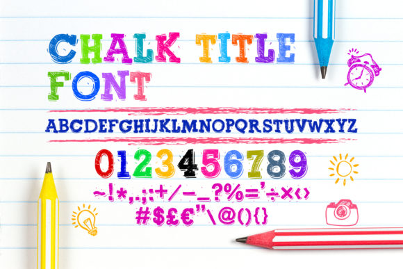 Chalk Title Font: Boost Engagement with Handwritten Style