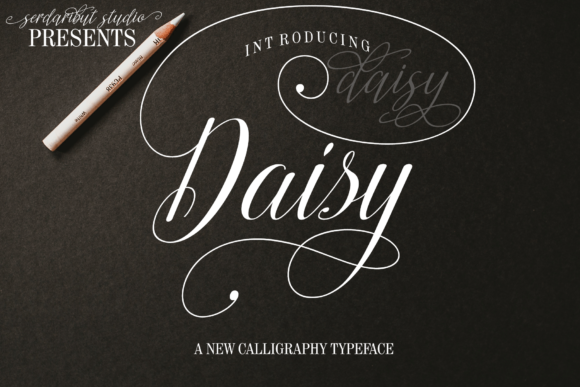 Daisy Font: Elegant Script for Handmade Products