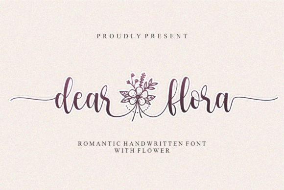 Dear Flora Font: Elegant Script for Web Design