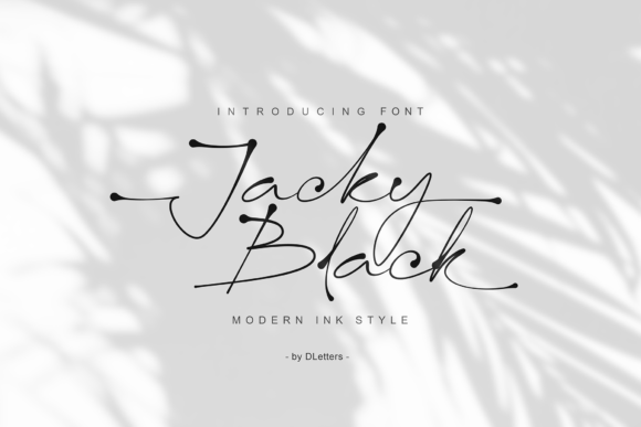 Elevate Brand Identity with Jacky Black Font