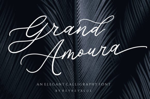 Grand Amoura Font: Elevating Campaign Visuals