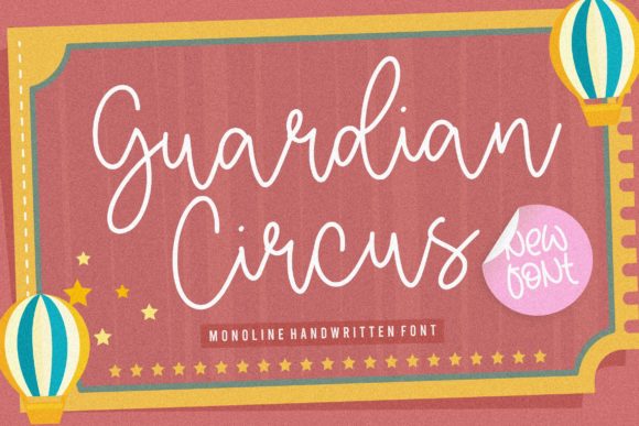 Guardian Circus Font: A Natural Handwritten Typeface for Branding