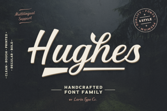Hughes Font: Elevating Campaign Visuals with Classic Script