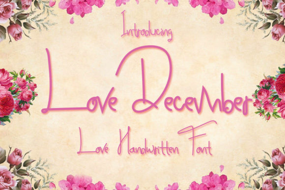 Love December Font: Adding Warmth to Editorial Design