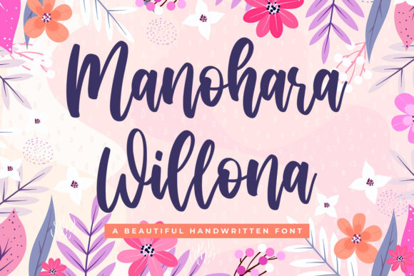 Manohara Willona Font for Editorial Design