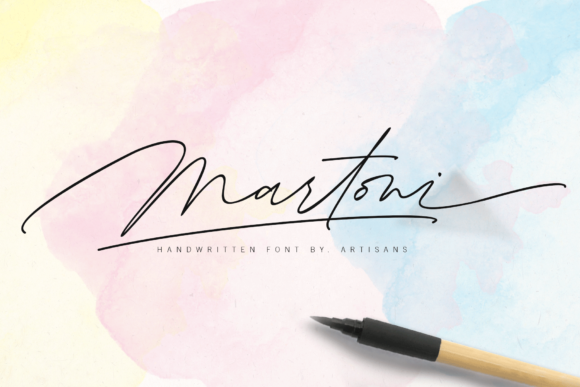 Martoni Font: Elegant Script for Handmade Designs