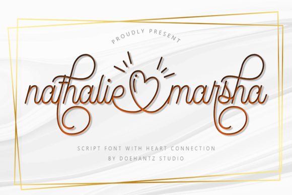 Nathalie Marsha Font Review: Elegant Script for Branding