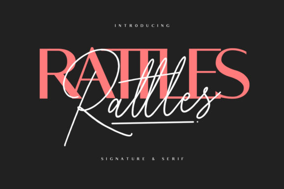 Rattles Font: Elevating Web Design with Dual Typography