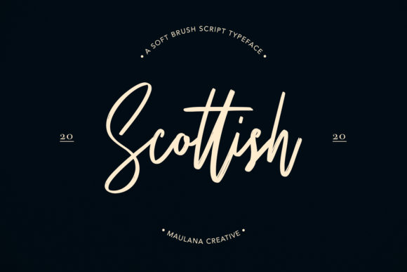 Scottish Font Review: A Sweet Script for Romantic Branding