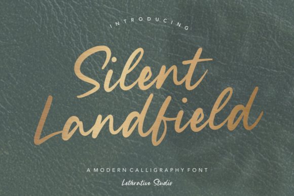 Silent Landfield Font: Modern Handwritten Style for Digital Campaigns