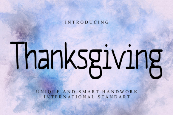 Testing the Thanksgiving Font in a Real Branding Project
