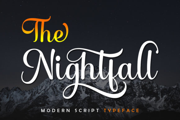 The Nightfall Font: A Modern Script for Brand Identity